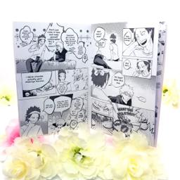 Kirishima and Bakugou comic pages