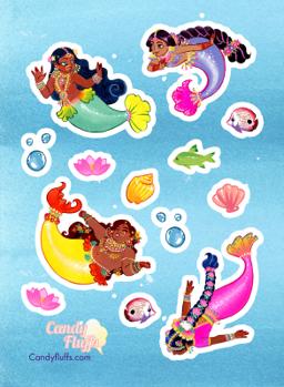 Mermaid Sticker Sheet